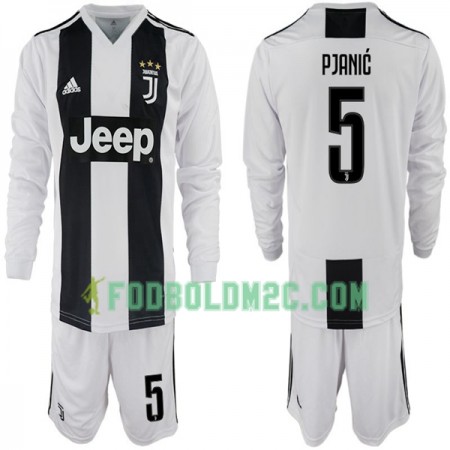 Juventus Miralem Pjanic 5 Børn Hjemmebanesæt 2018-2019 Langærmet (+ Korte bukser)